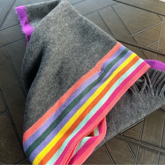 NEW colorful luxe fringe oversized ladies scarf, Renee's NYC Accessories, acryli - Picture 2 of 8